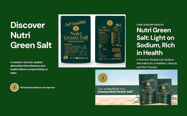 Nutri Green Salt - 100gms - Image 2